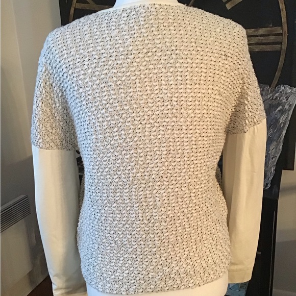 💕Host Pick💕 Derek Lam Tweed Jacket with Contrasting Lamb Leather Sleeves - Picture 5 of 10